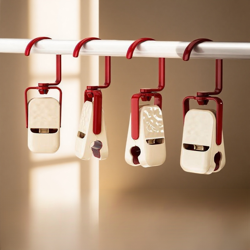 Household multifunctional nonmarking hook clothes pants clip