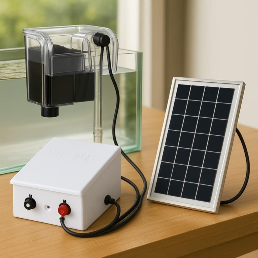 This solar-powered air pump is designed for fish lovers who care about sustainability. It helps circulate and oxygenate water naturally, keeping your aquatic pets happy and healthy – without increasing your electricity bill!

