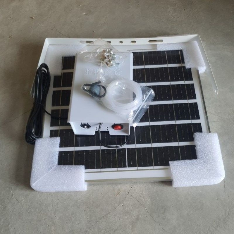 20w battery x10 Solar Panel Submersible Air Pump Batteries Built In 24 hours Sistem Hydroponik dgn Bateri Dlm solar oxygen 太阳能氧气泵