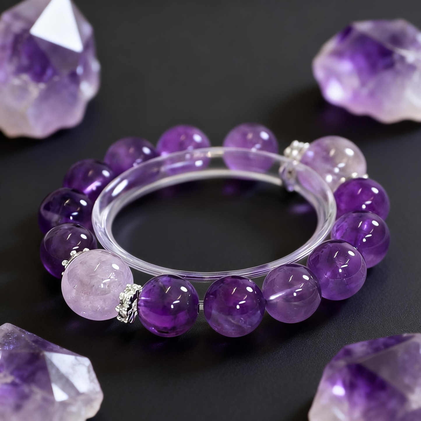 Uruguayan Amethyst Energy Bracelet — A Mysterious Gift from the Land of South America · Awakening Inner Balance Power