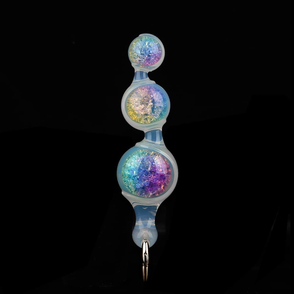 幻のカラフル光沢を持つ豆莢型クリスタルシリーズ