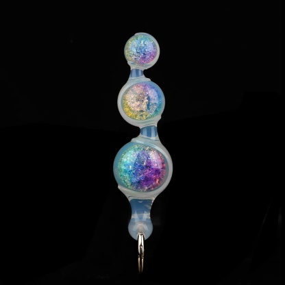 幻のカラフル光沢を持つ豆莢型クリスタルシリーズ