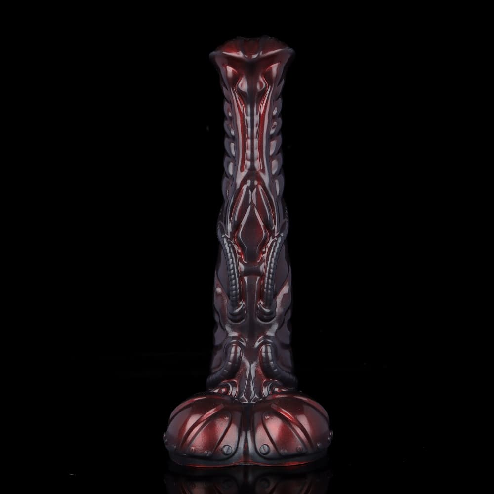 濃厚な赤銅色で彩られた機械戦馬型ディルド