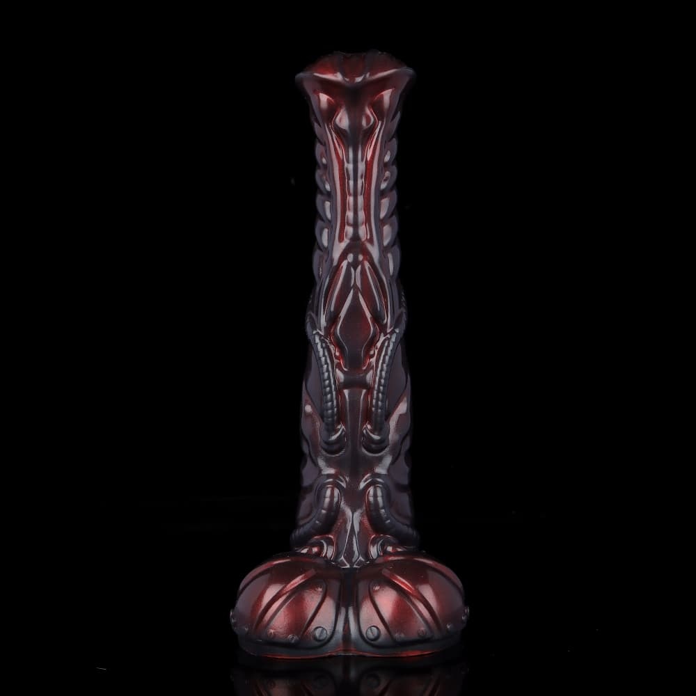 濃厚な赤銅色で彩られた機械戦馬型ディルド