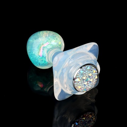 パステルカラーの桃ハート風水晶アナルプラグ、4 種付属品で多様な快楽体験をお届け