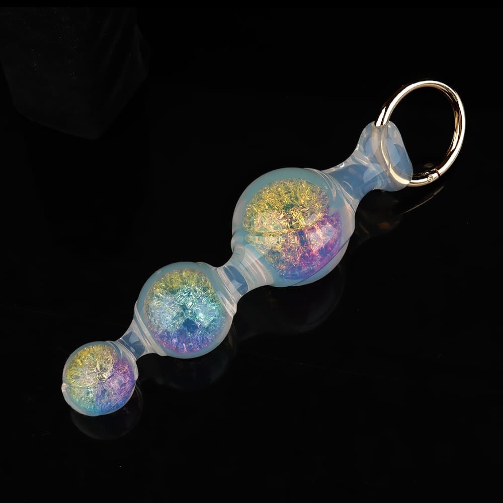 幻のカラフル光沢を持つ豆莢型クリスタルシリーズ