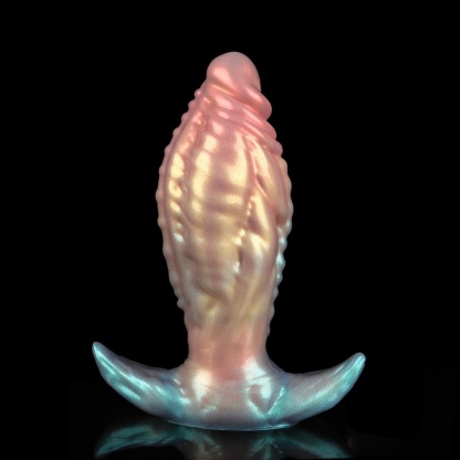 幻のような色合いで彩られたワンダーサラマンダー型アナルプラグ