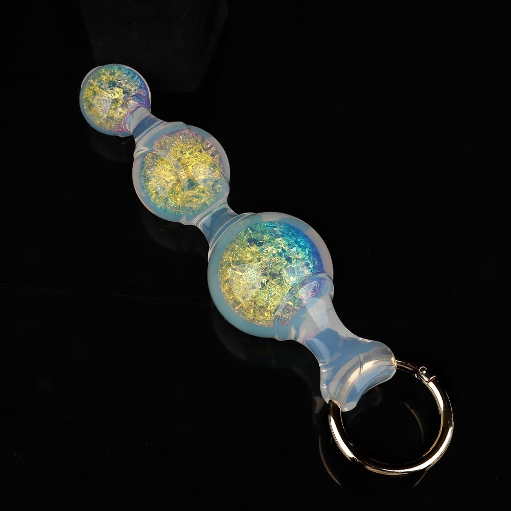 幻のカラフル光沢を持つ豆莢型クリスタルシリーズ