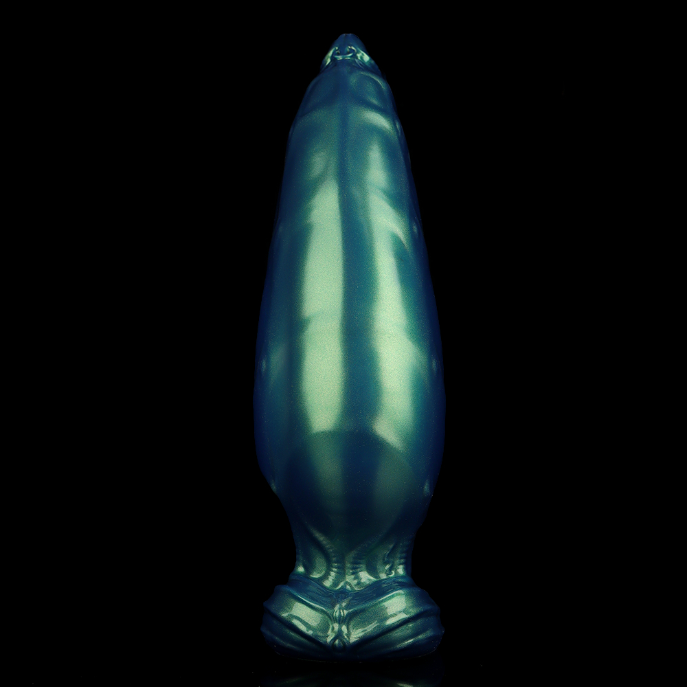 緑の鎧の空気入りディルド