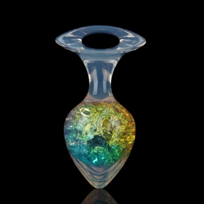 爱心クリスタルアナルプラグ 9色展開、3サイズ展開