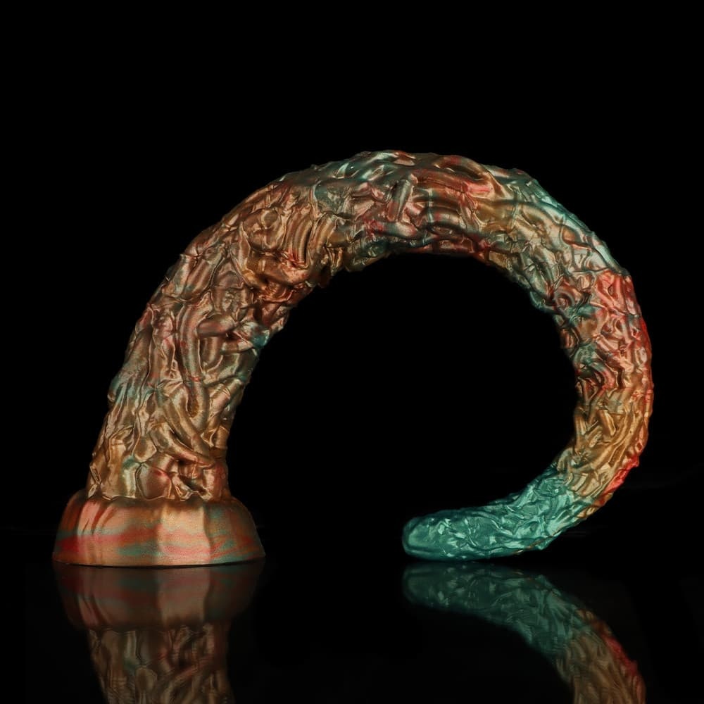 幻のような色合いで彩られたツタ型ディルド