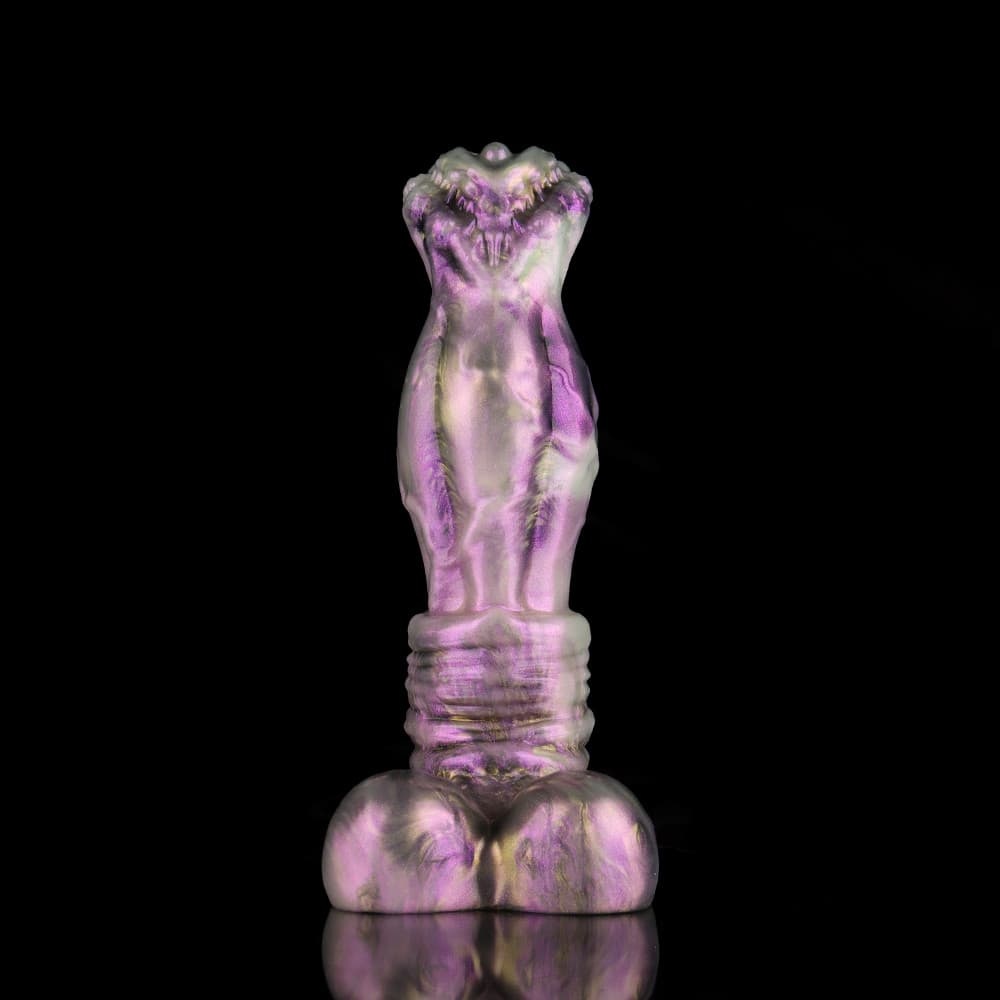 藤色の光沢を持つ藤花風ディルド