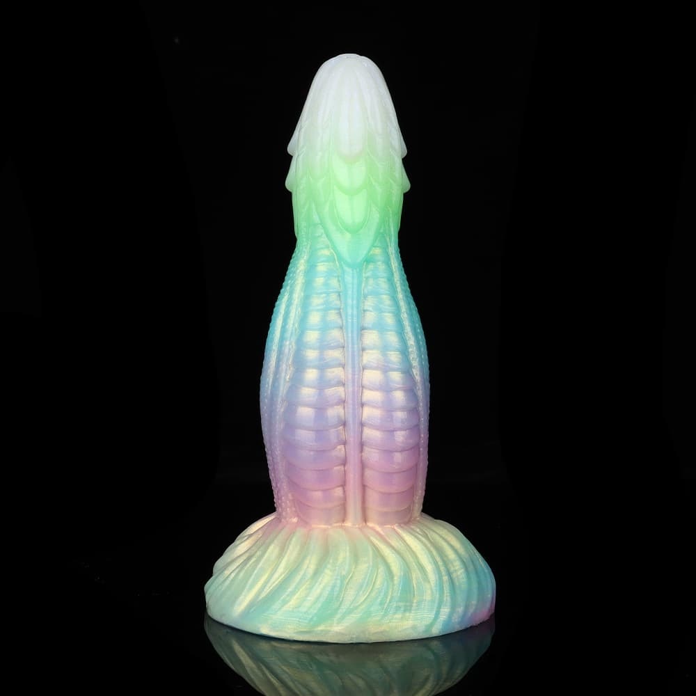 幻の色彩の夜光グラデーション、麒麟風夜光電動振動ディルド