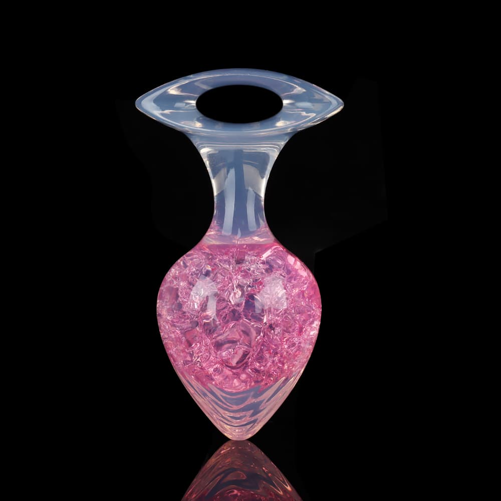 爱心クリスタルアナルプラグ 9色展開、3サイズ展開