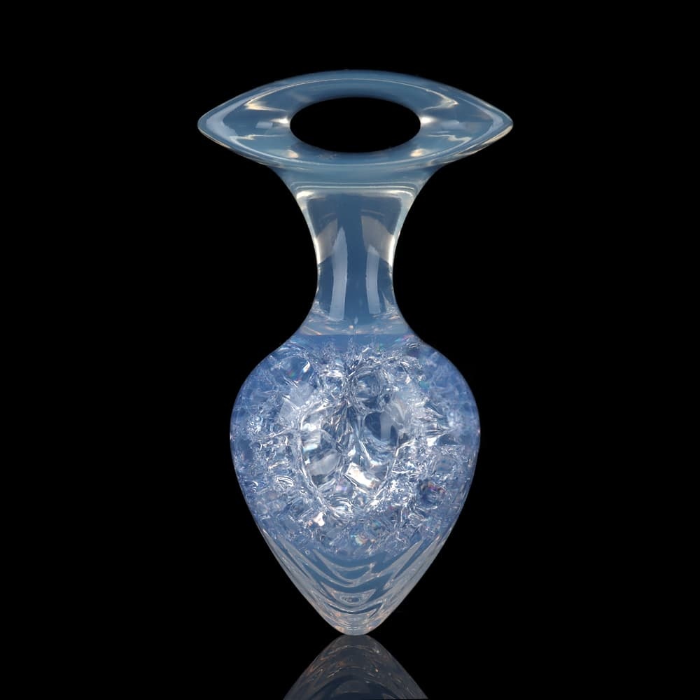 爱心クリスタルアナルプラグ 9色展開、3サイズ展開