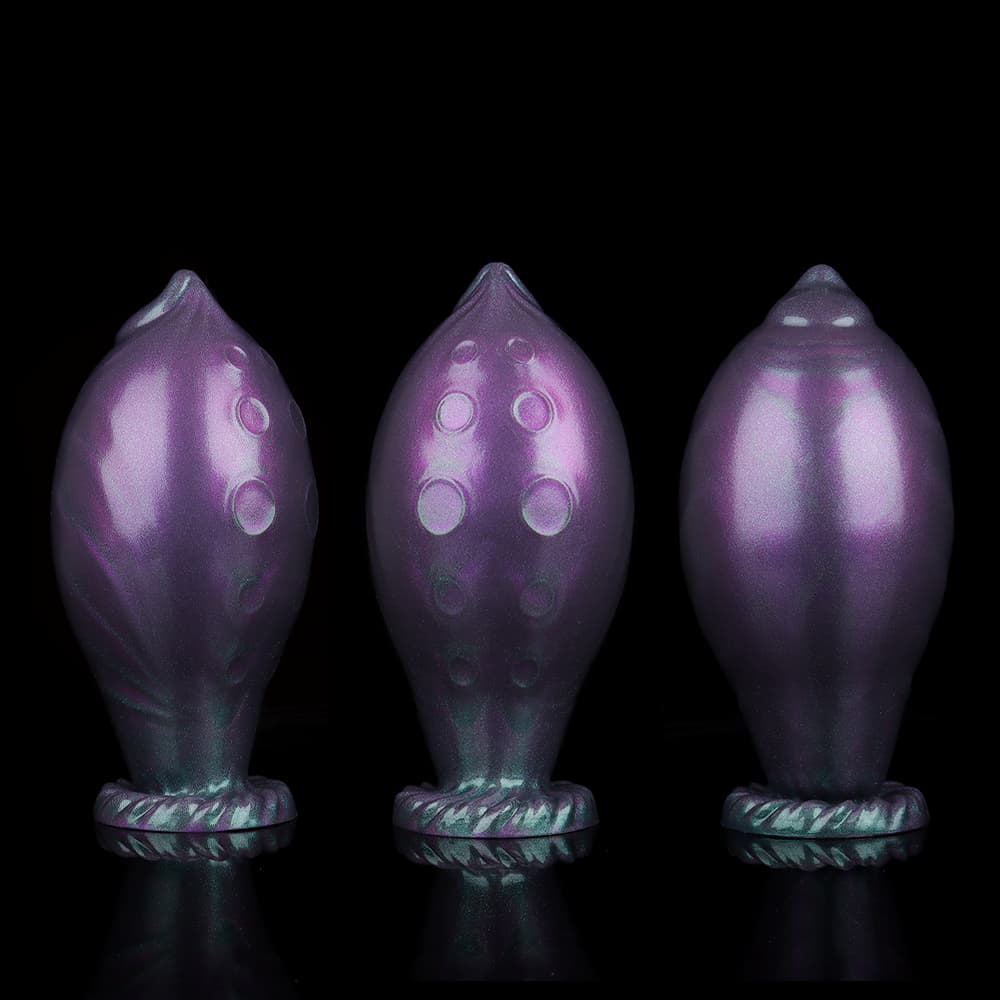 深淵紫色インフレータブルアナルプラグ
