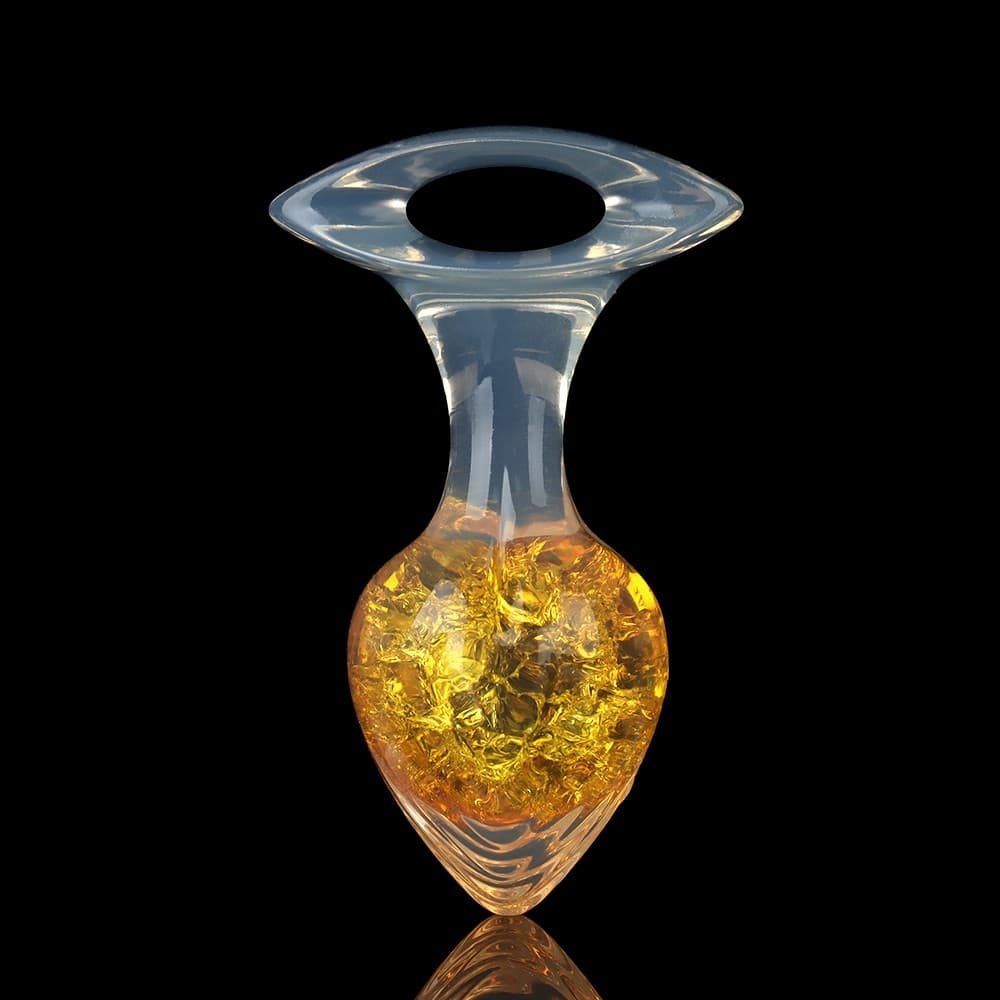 爱心クリスタルアナルプラグ 9色展開、3サイズ展開