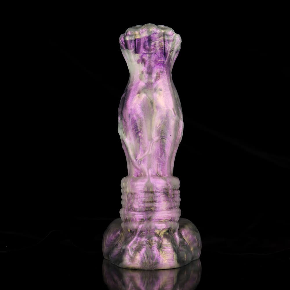 藤色の光沢を持つ藤花風ディルド