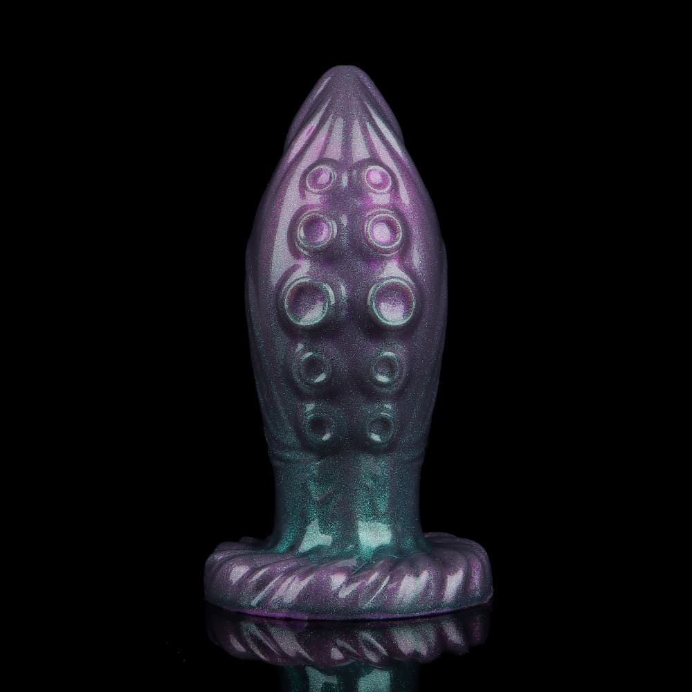 深淵紫色インフレータブルアナルプラグ