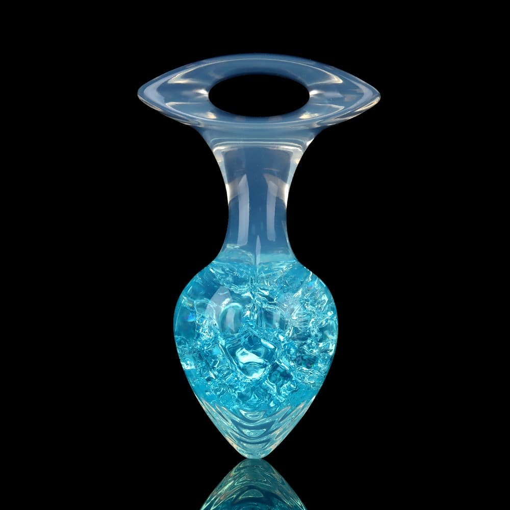 爱心クリスタルアナルプラグ 9色展開、3サイズ展開