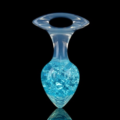 爱心クリスタルアナルプラグ 9色展開、3サイズ展開