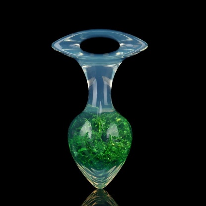 爱心クリスタルアナルプラグ 9色展開、3サイズ展開