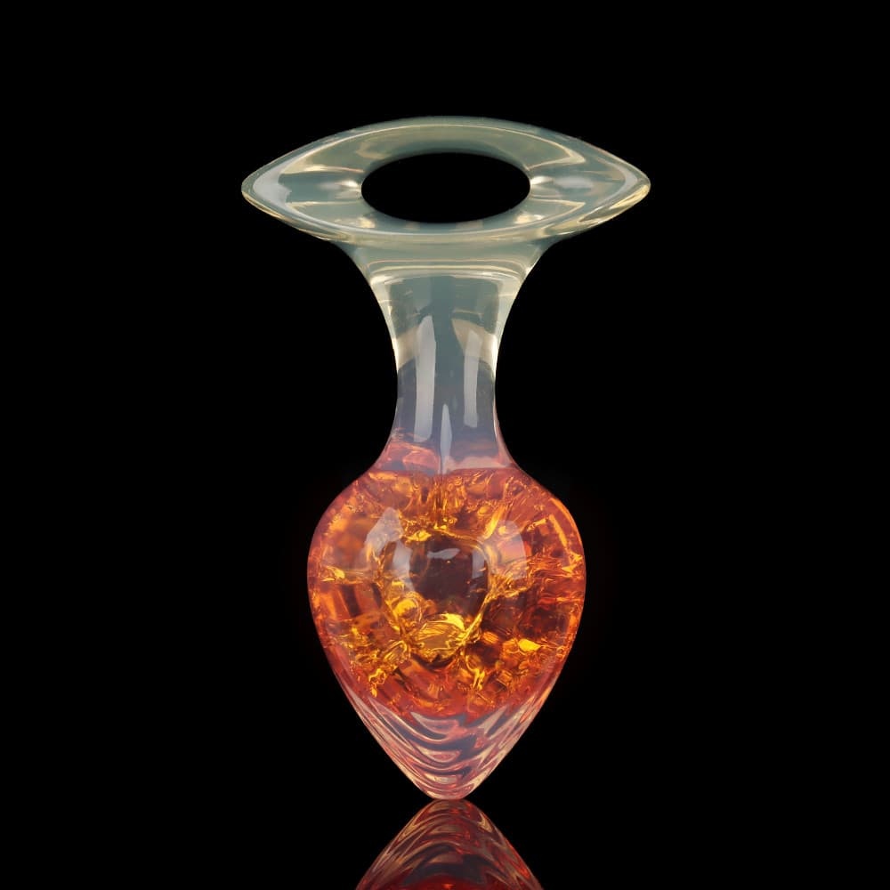 爱心クリスタルアナルプラグ 9色展開、3サイズ展開