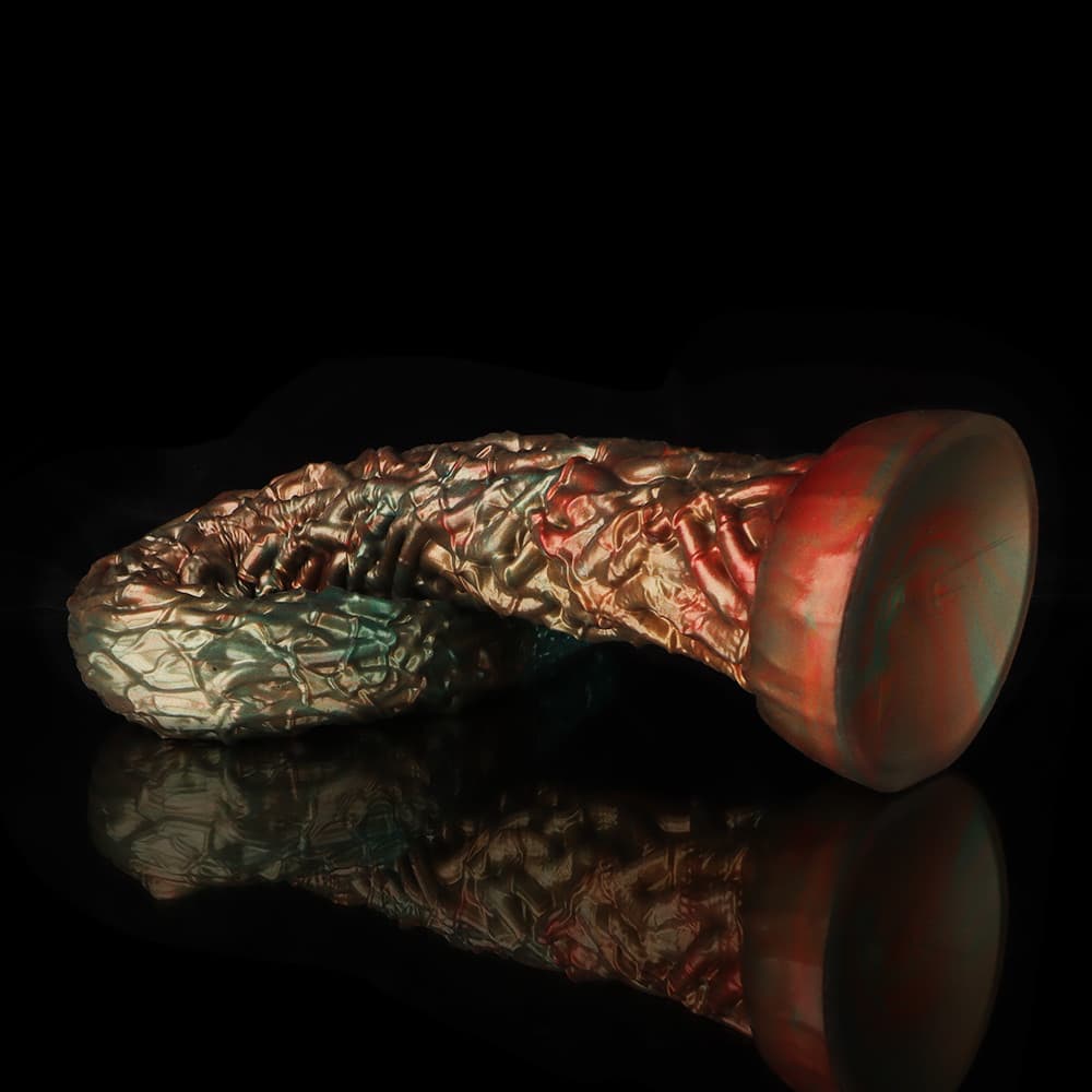 幻のような色合いで彩られたツタ型ディルド