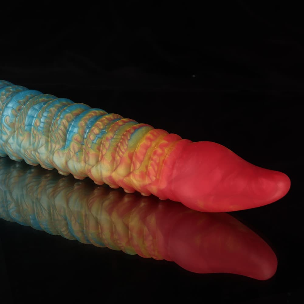 多彩なグラデーションで彩られたタコ風ディルド