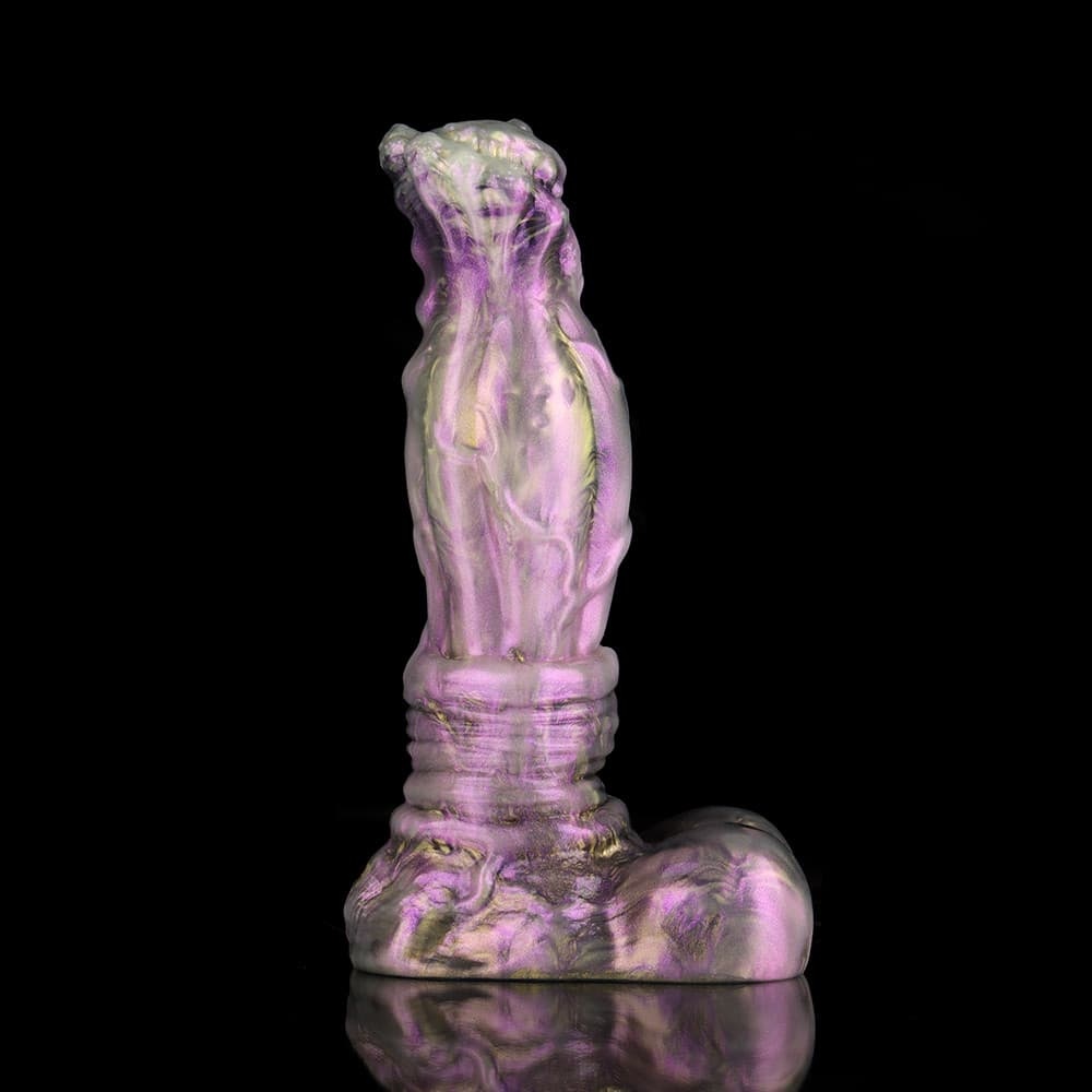 藤色の光沢を持つ藤花風ディルド
