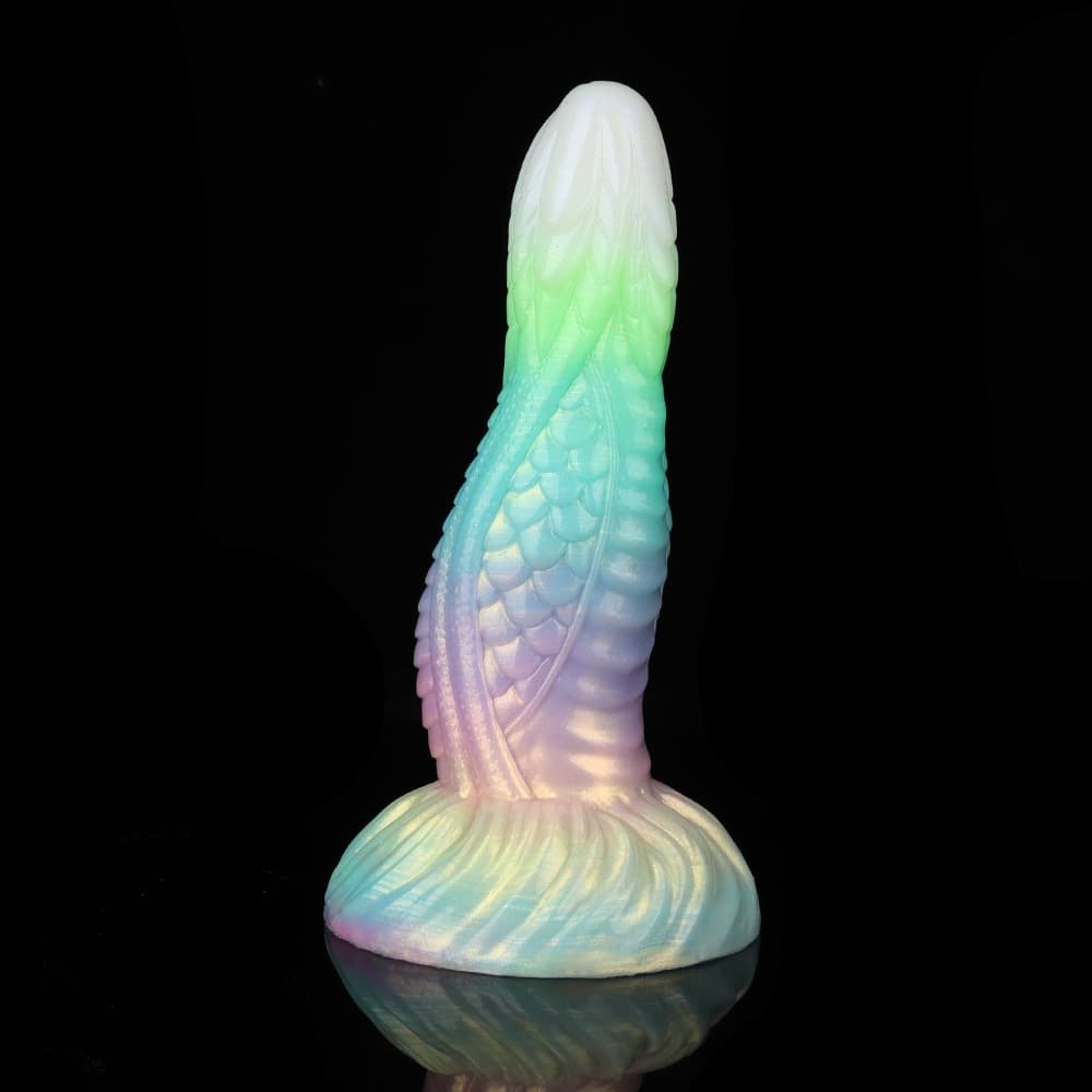 幻の色彩の夜光グラデーション、麒麟風夜光電動振動ディルド