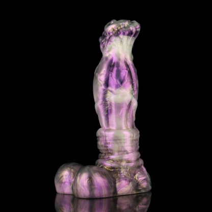 藤色の光沢を持つ藤花風ディルド