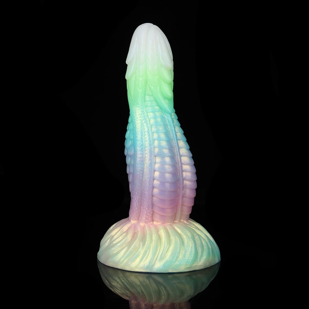 幻の色彩の夜光グラデーション、麒麟風夜光電動振動ディルド