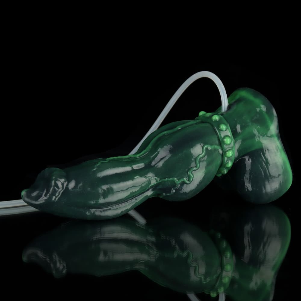 グリーンヴェノムデザインの射精ディルド