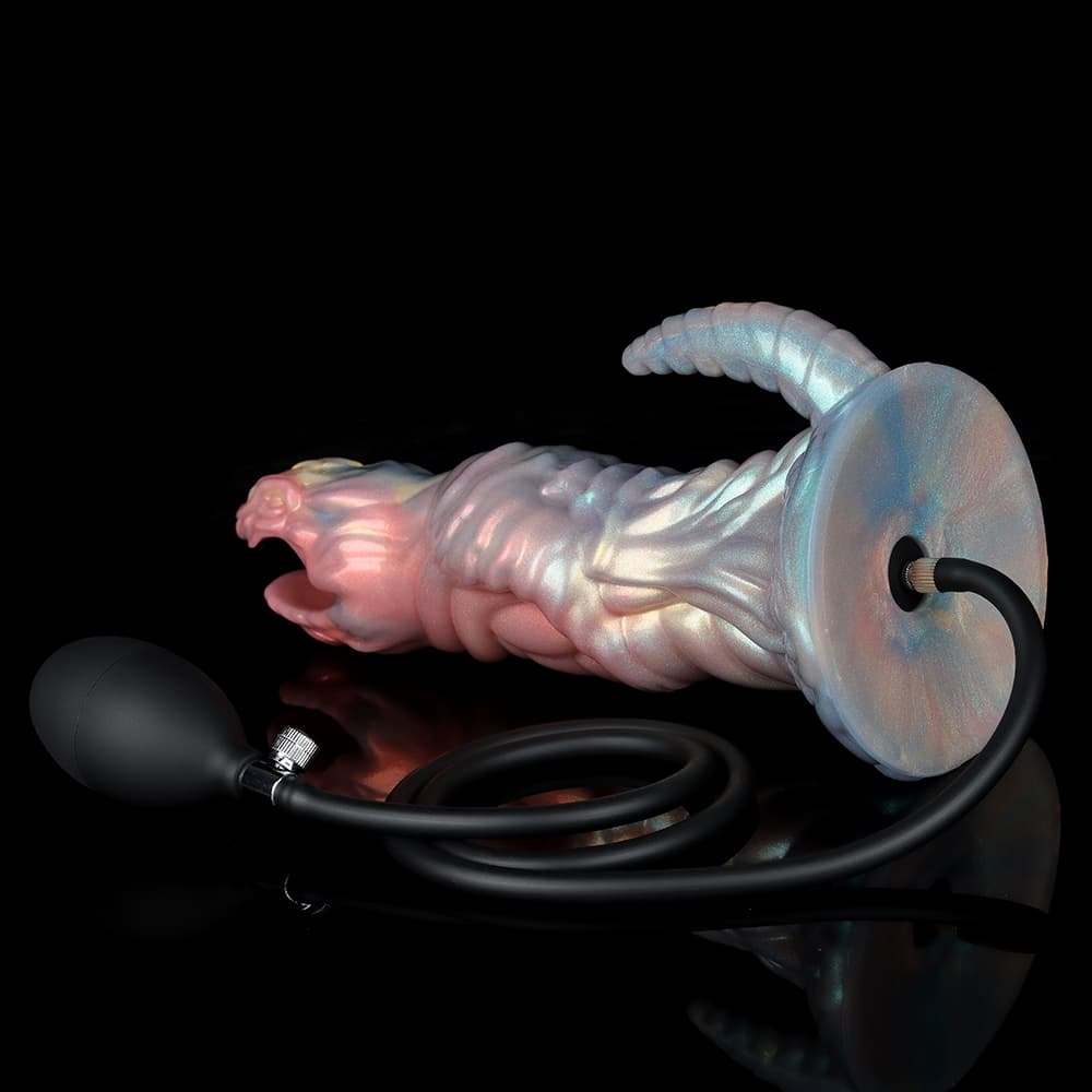 カラフル 恐竜 エアボム 卵産卵器 ディルド（卵5個付属）