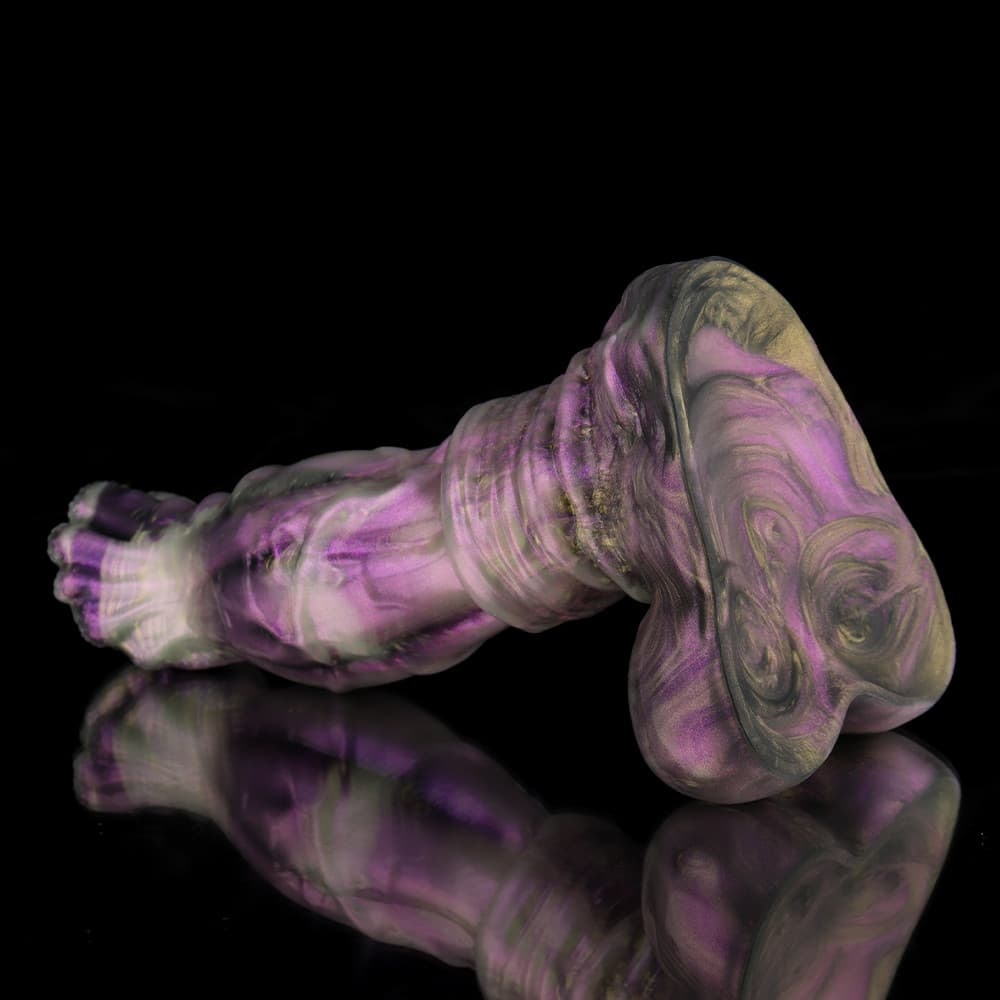 藤色の光沢を持つ藤花風ディルド