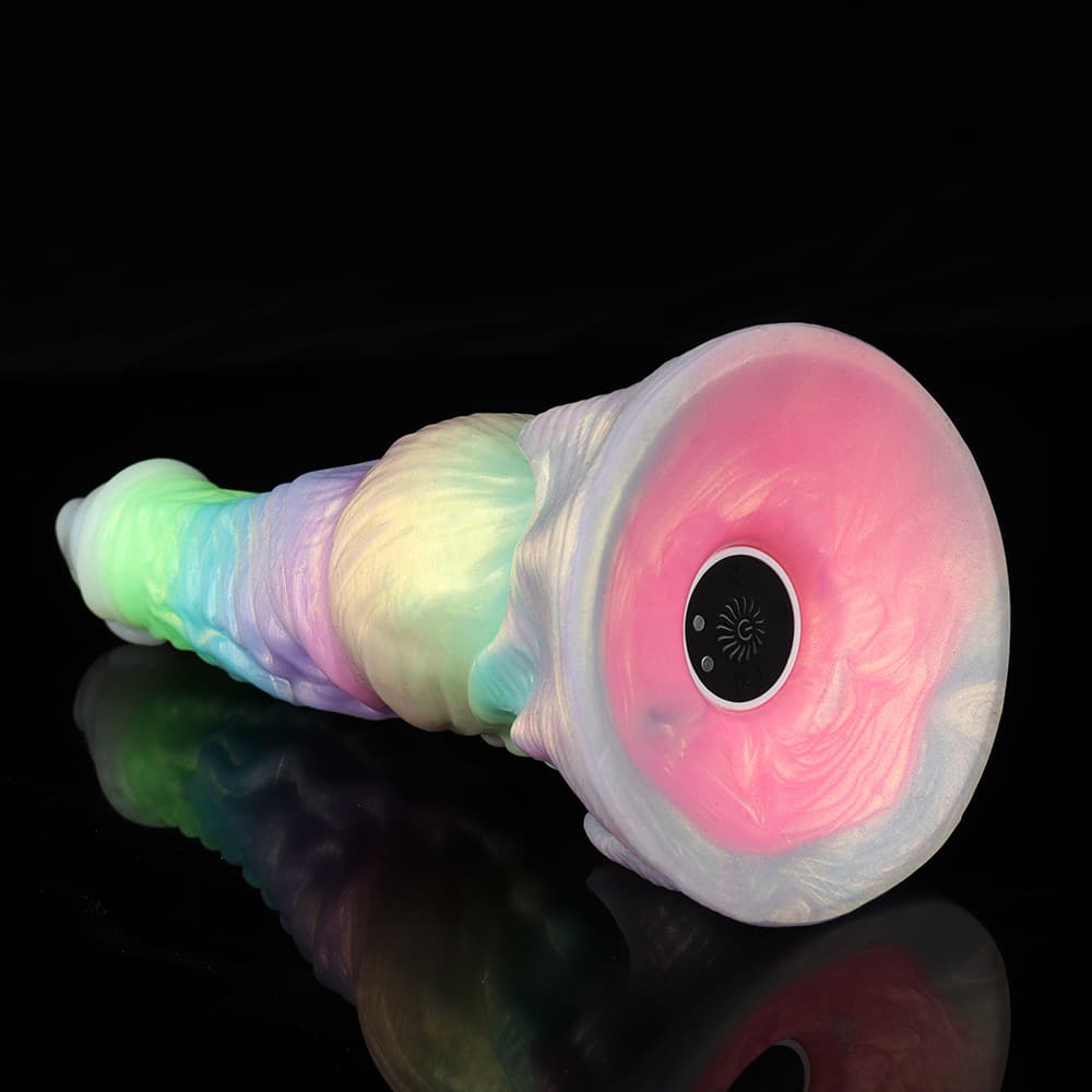 夜光カラフルグラデ、鬼魔風夜光電動振動ディルド