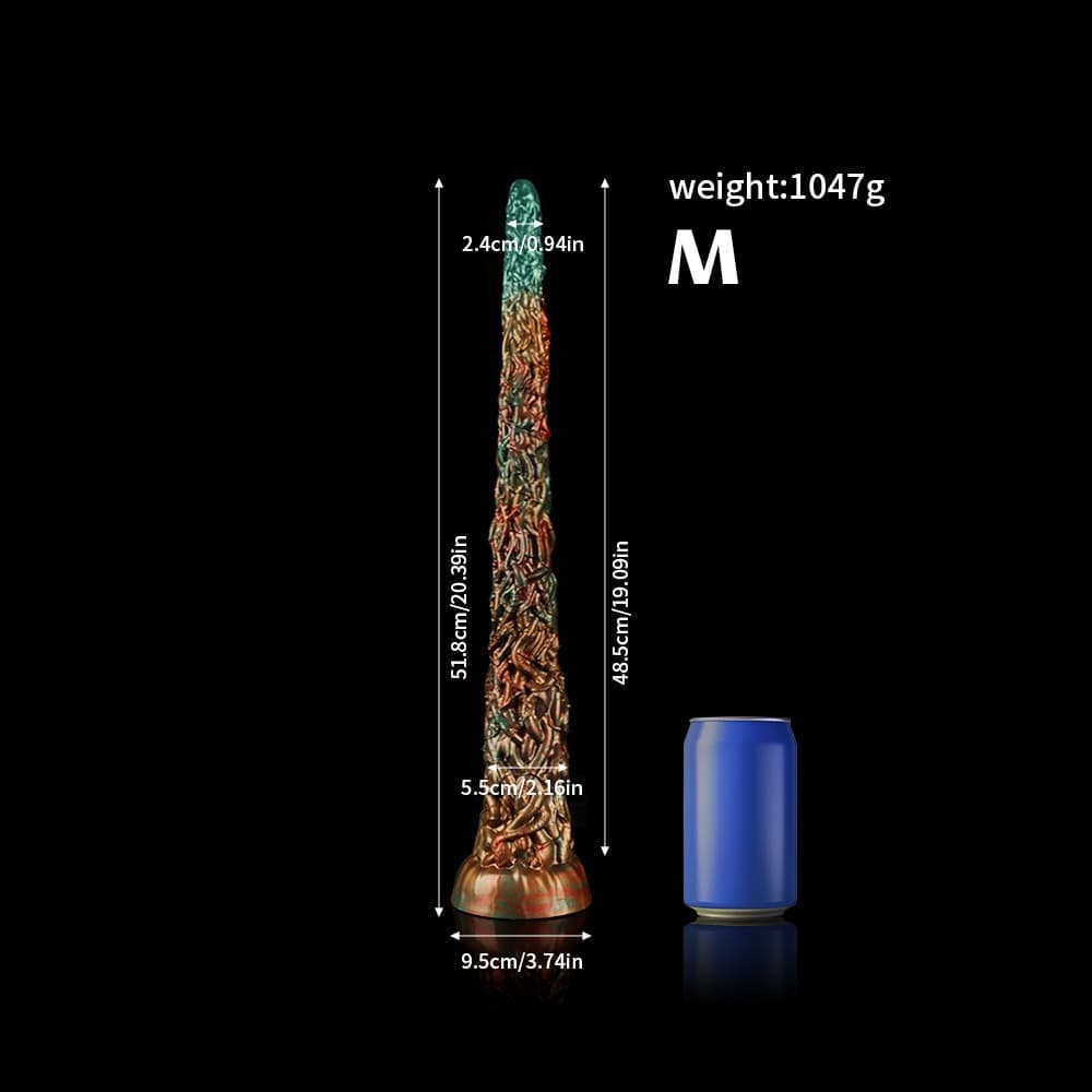 幻のような色合いで彩られたツタ型ディルド