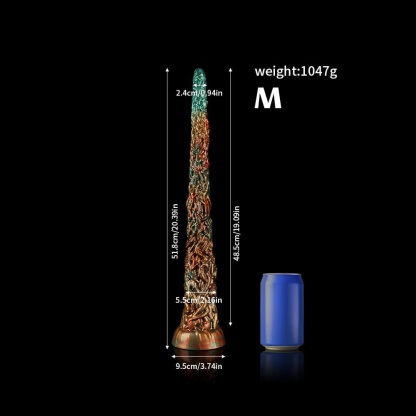 幻のような色合いで彩られたツタ型ディルド