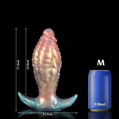 幻のような色合いで彩られたワンダーサラマンダー型アナルプラグ