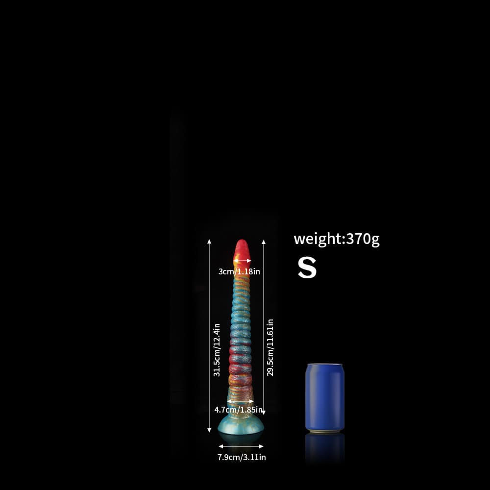 多彩なグラデーションで彩られたタコ風ディルド