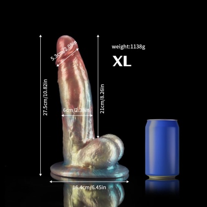 多色輝きの紳士風ディルド