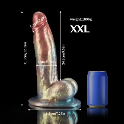 多色輝きの紳士風ディルド