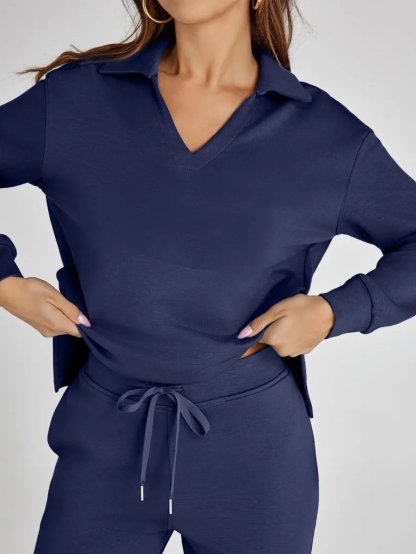Women's Fall Transition 2-Piece Set - Breathable & Wrinkle Resistant Sweatsuits Sets