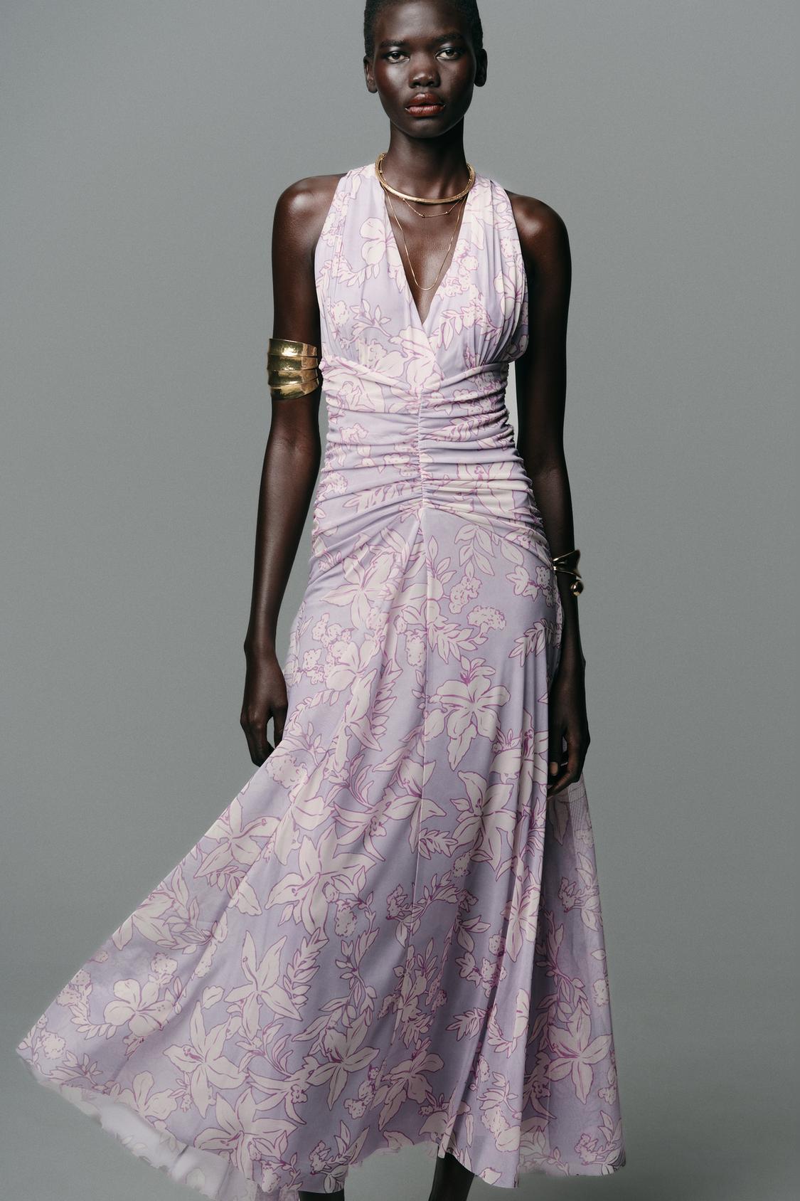 [Copy]Open Back Maxi Dress，Sleeveless Turtleneck