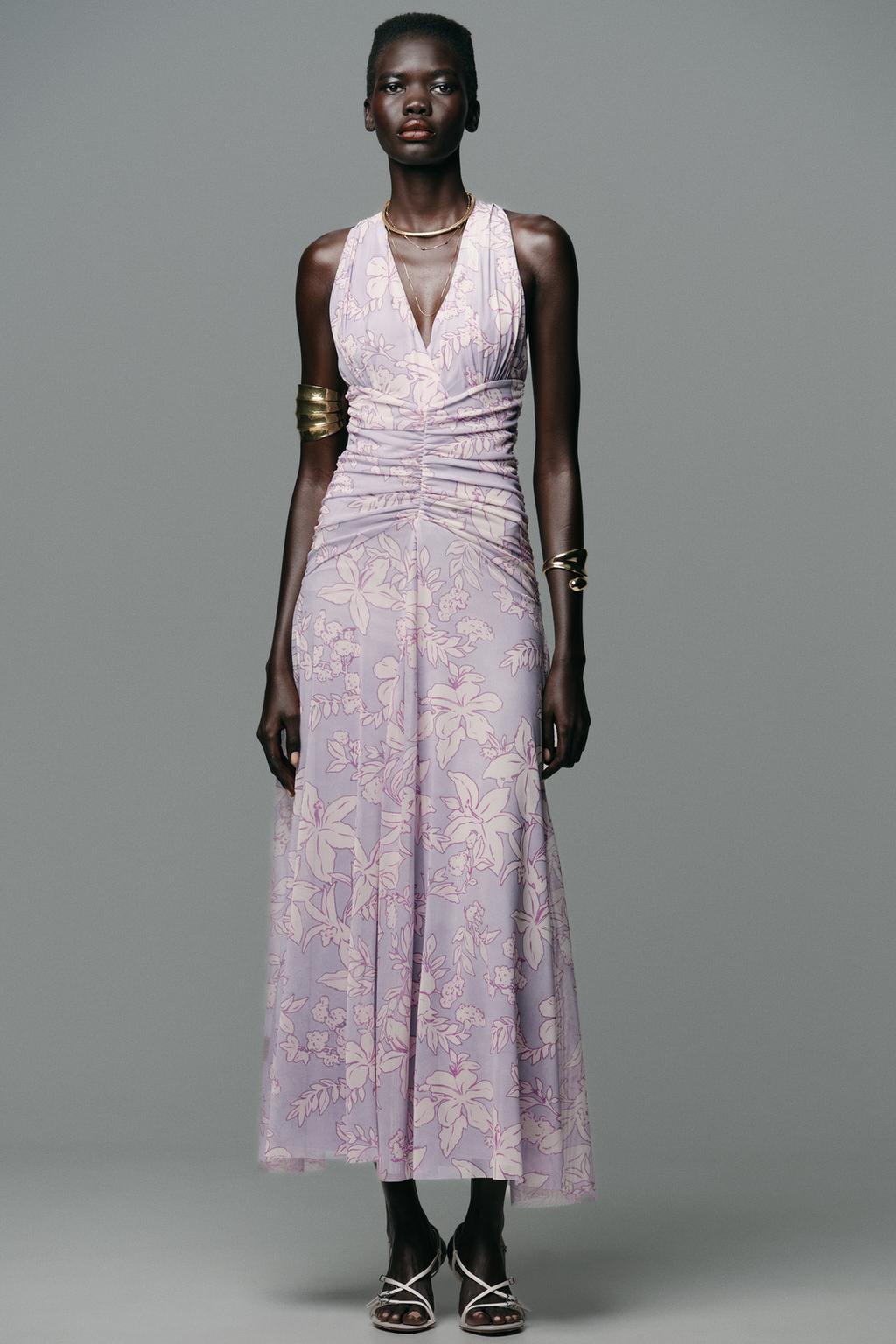 [Copy]Open Back Maxi Dress，Sleeveless Turtleneck