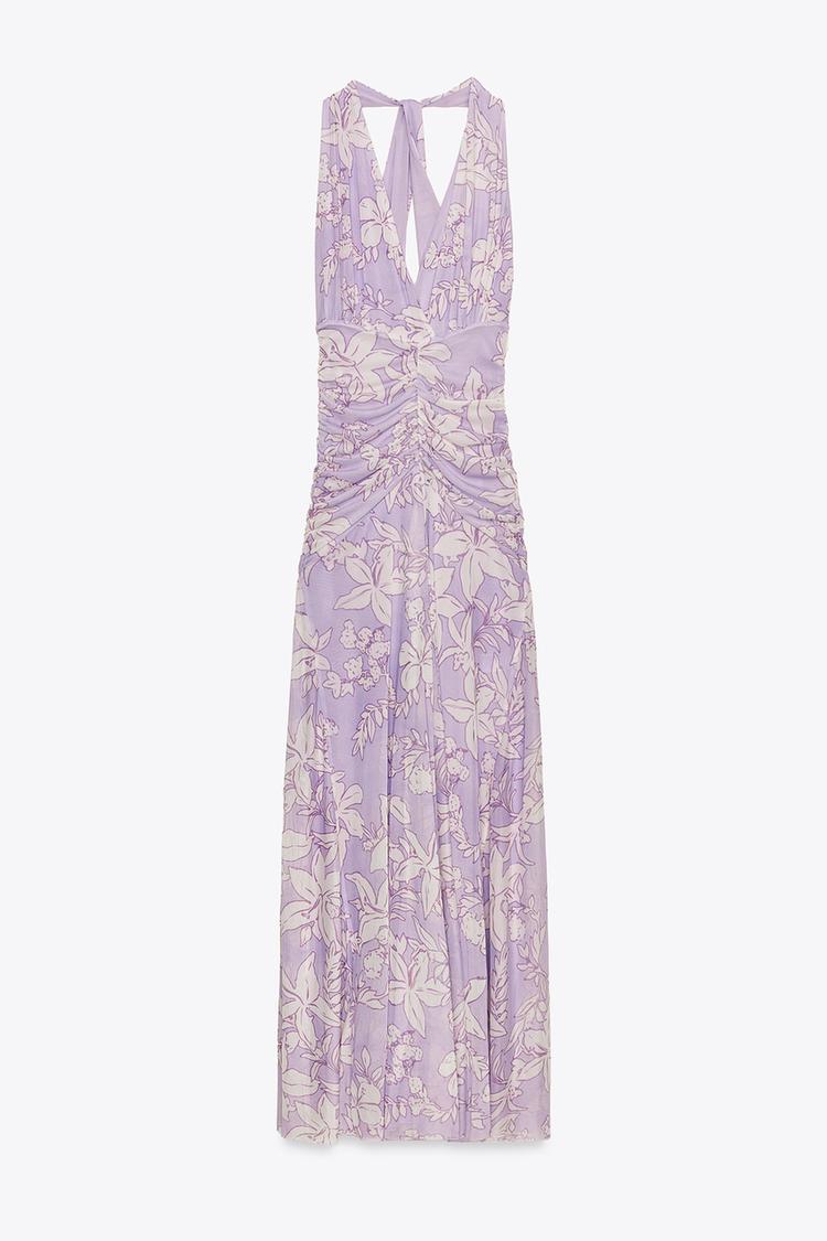 [Copy]Open Back Maxi Dress，Sleeveless Turtleneck
