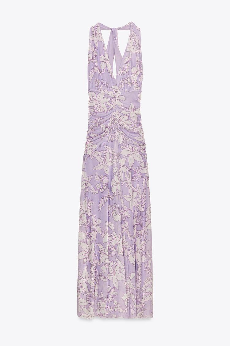 [Copy]Open Back Maxi Dress，Sleeveless Turtleneck