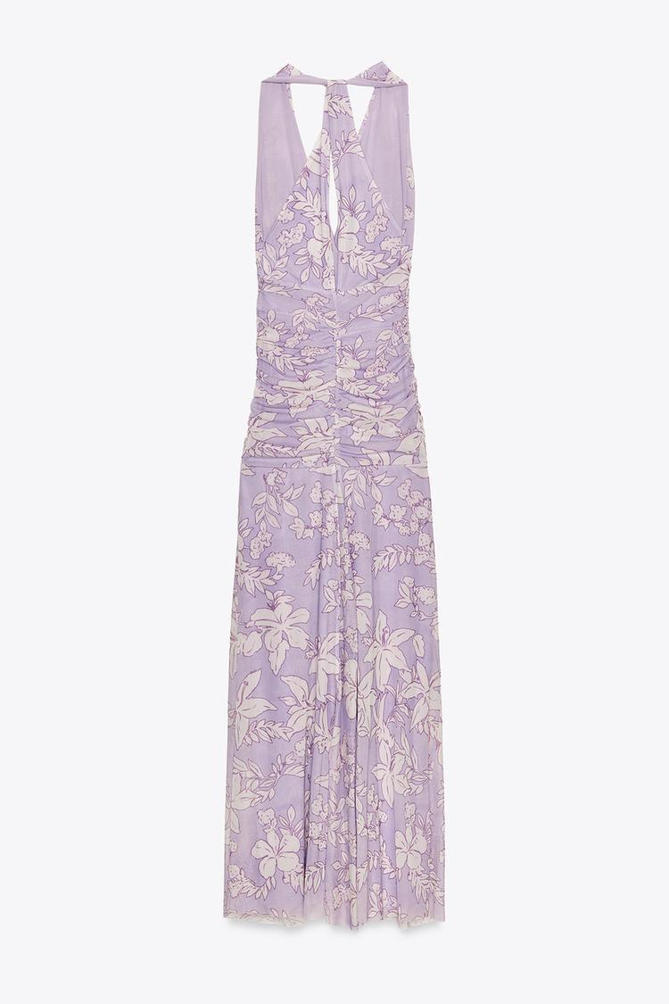 [Copy]Open Back Maxi Dress，Sleeveless Turtleneck