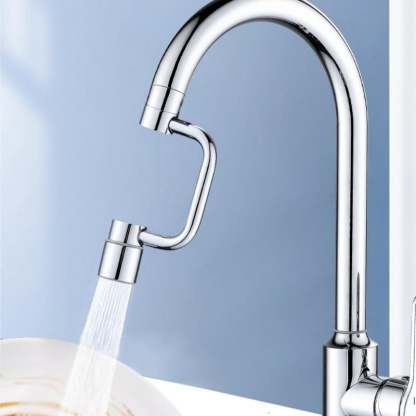🚰 Upgrade Your Washing Routine✨ TTZZ 360° Rotatable Faucet Aerator Extension - For Effortless, All-Angle Control!